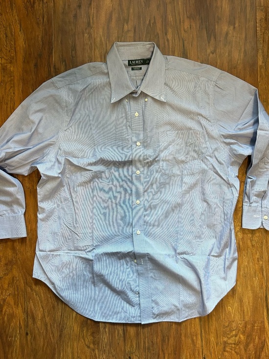 Lauren Ralph Lauren Other - Men's Light Blue Striped Button Down Dress Shirt Preppy Ralph Lauren Classic